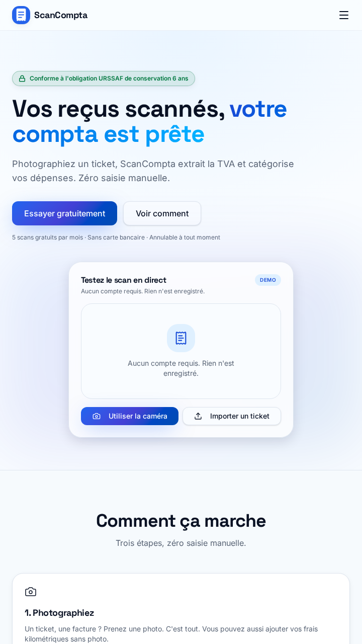 ScanCompta screenshot
